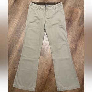 Women's The North Face Khaki Flare Hiking Pants Sz 6